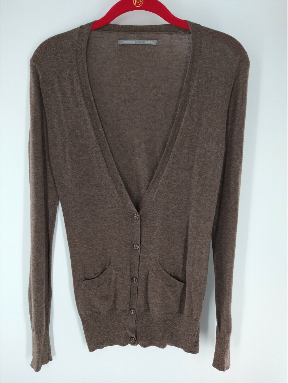Rubbish Button Up Cardigan Xs Brown 067